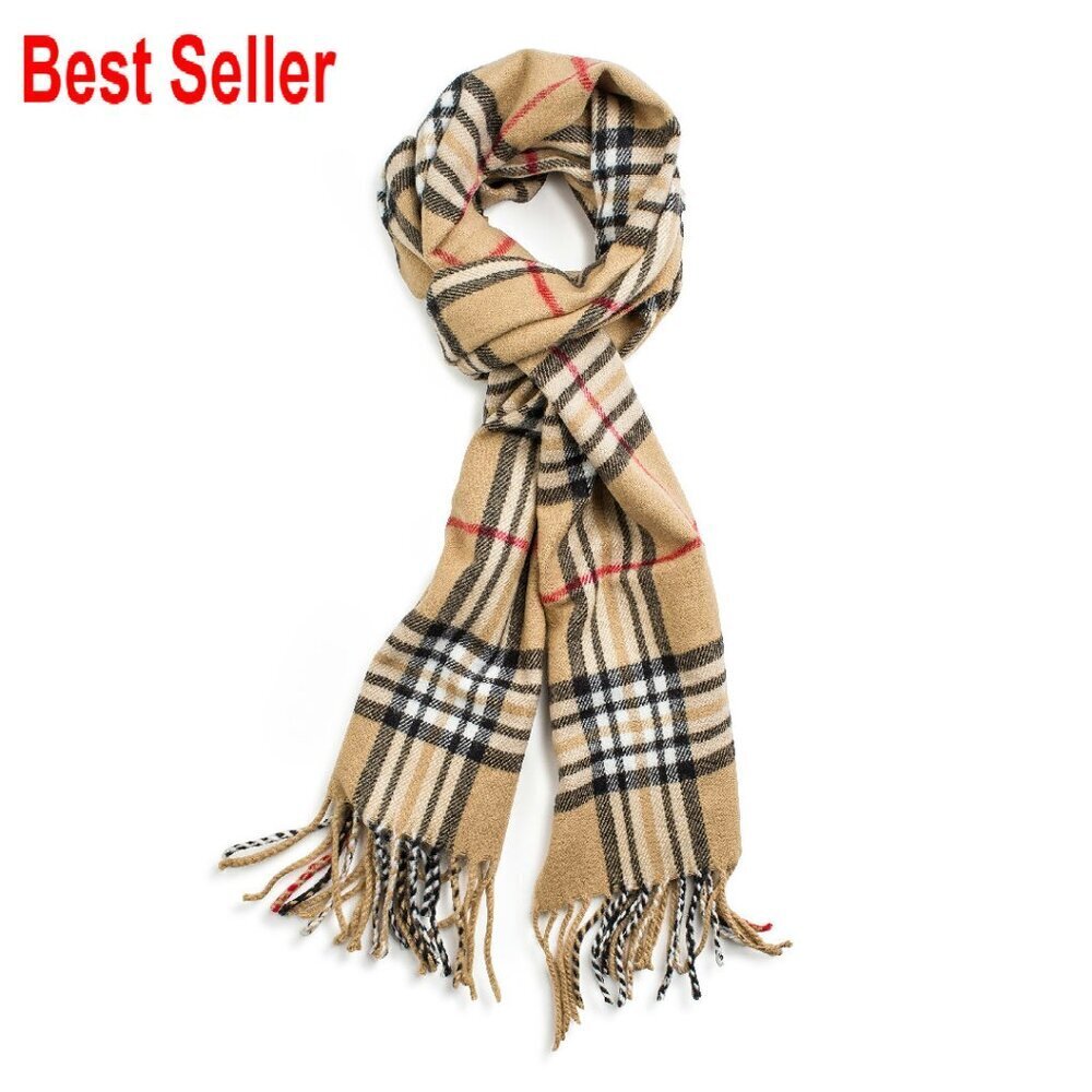 Super Soft Cashmere Feel Winter Scarf Classic Elegant Chic Unisex Fashion